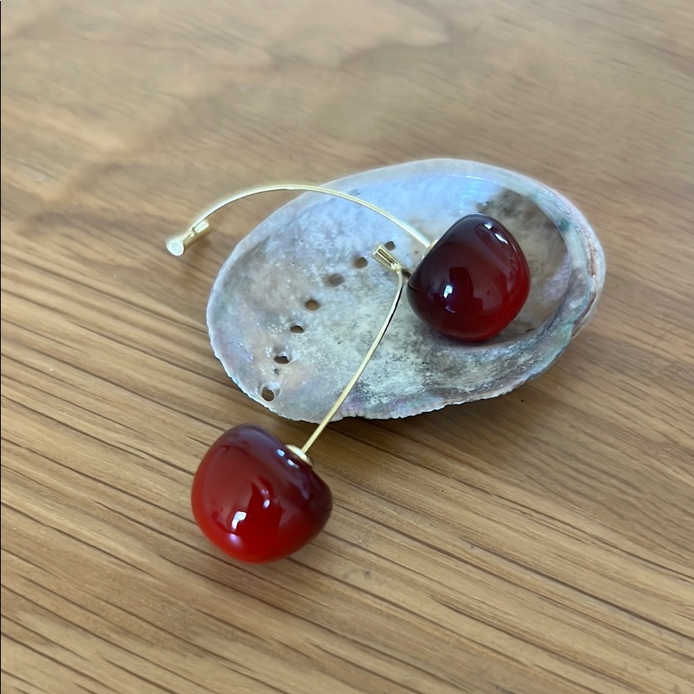 Elegant Cherry Earrings